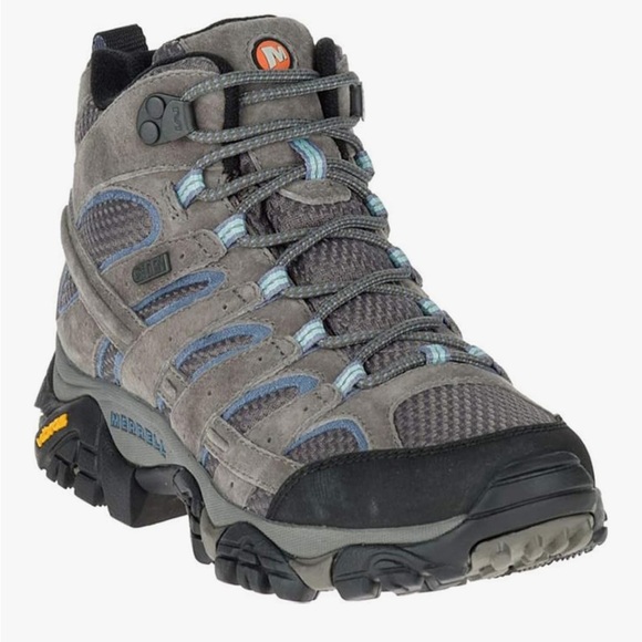 Merrell Moab 2 Hiking boots shoes Gray Waterproof J06054 size 7.5 - Picture 1 of 12